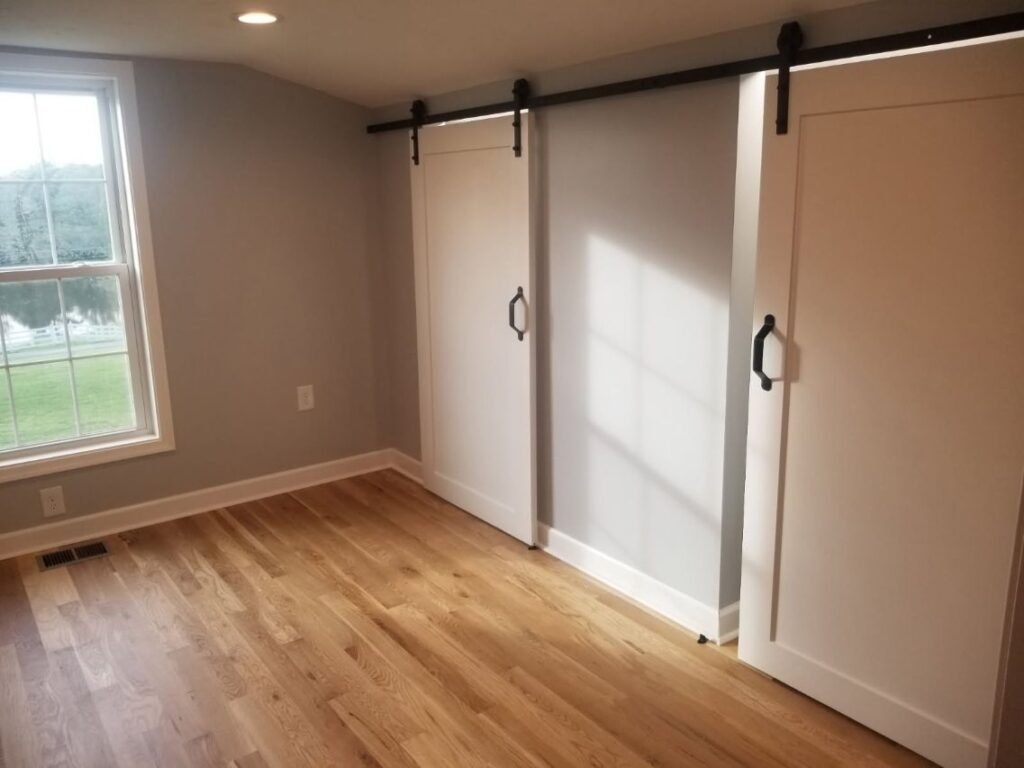 Custom sliding closet doors