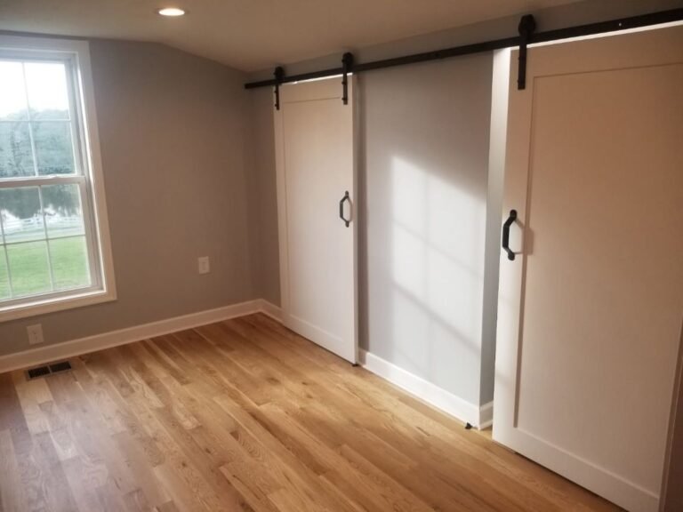 Custom sliding closet doors