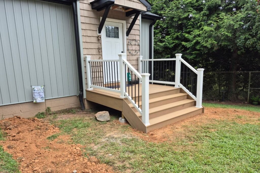 Custom porch remodel